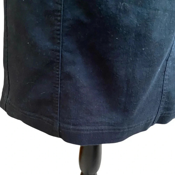 Boden Corinne Black Denim Dress 3/4 Sleeve A-Line Size 4 - Picture 7 of 15